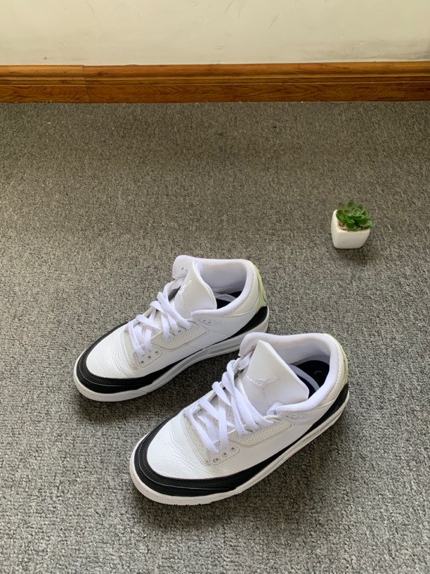 99新 NIKE/耐克 aj3藤原浩 40码 原盒 穿两次 后跟氧化 