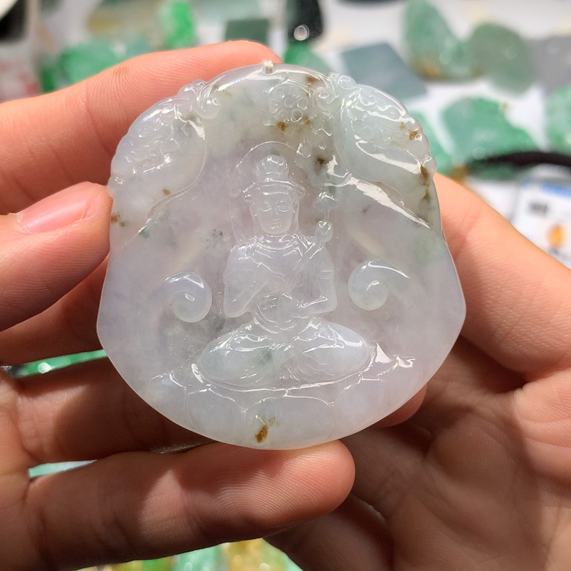 【闪购商品】翡翠颈饰未镶嵌箩