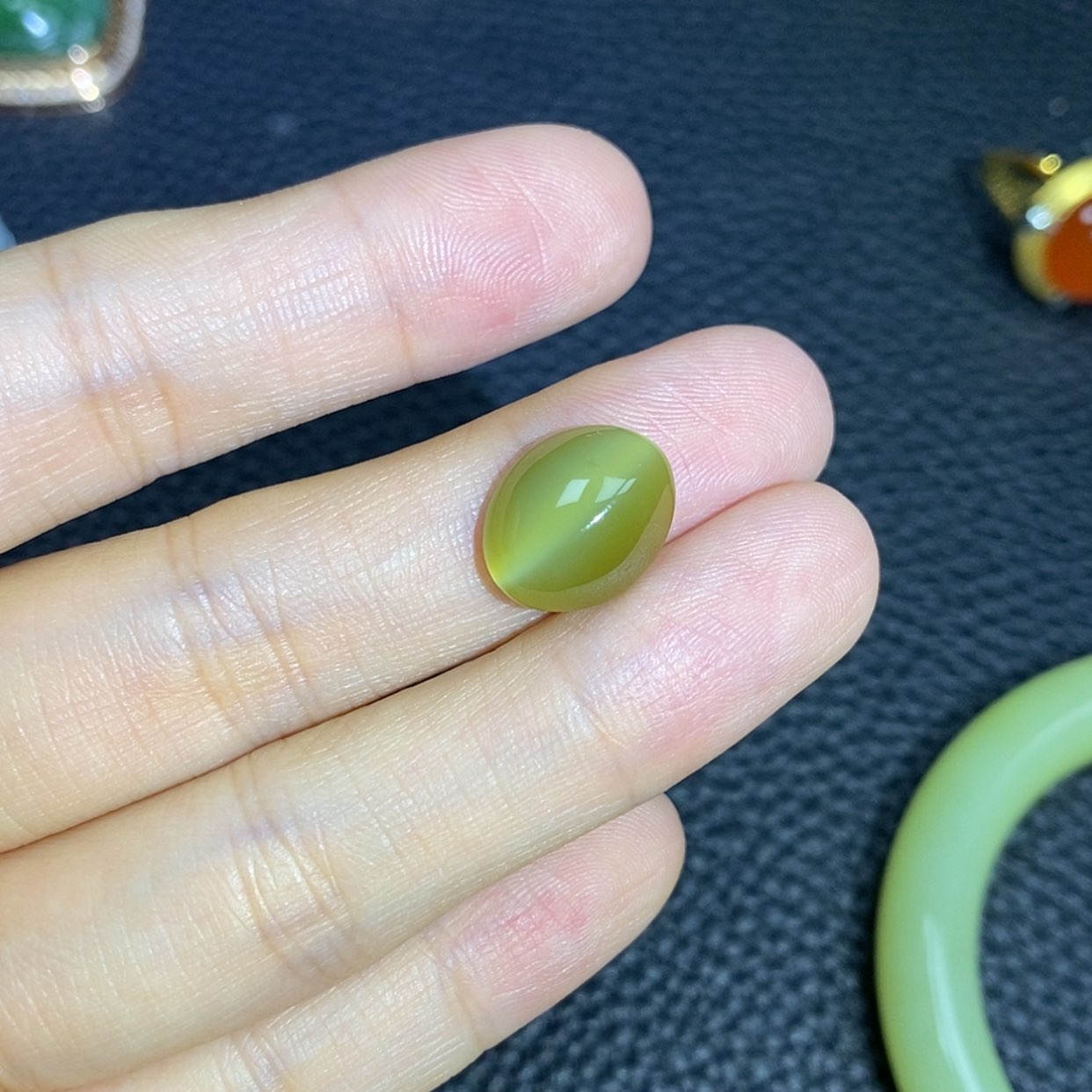 【闪购商品】和田玉戒面未镶嵌