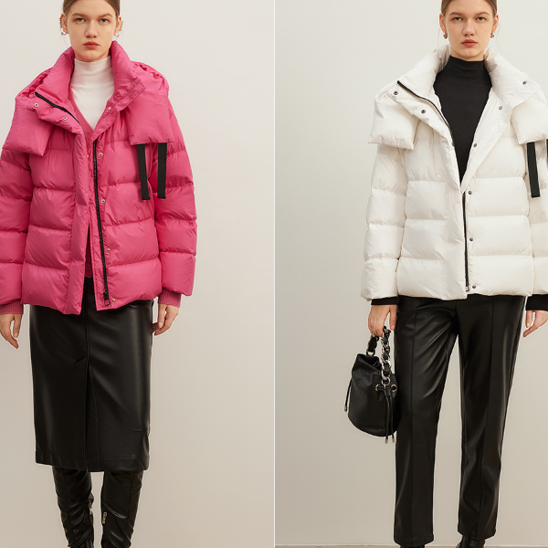 【曼德诗】羽绒服冬立领爆款保暖外套Y427302756