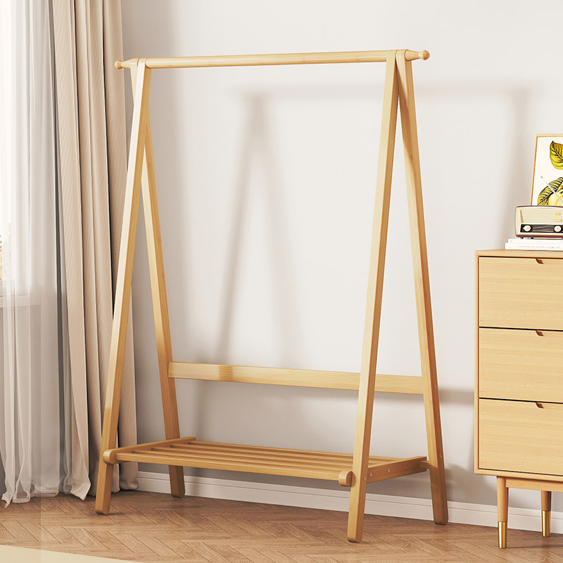 挂衣架落地卧室衣帽架家用室内简易房间放床边挂衣服晾衣收纳架子