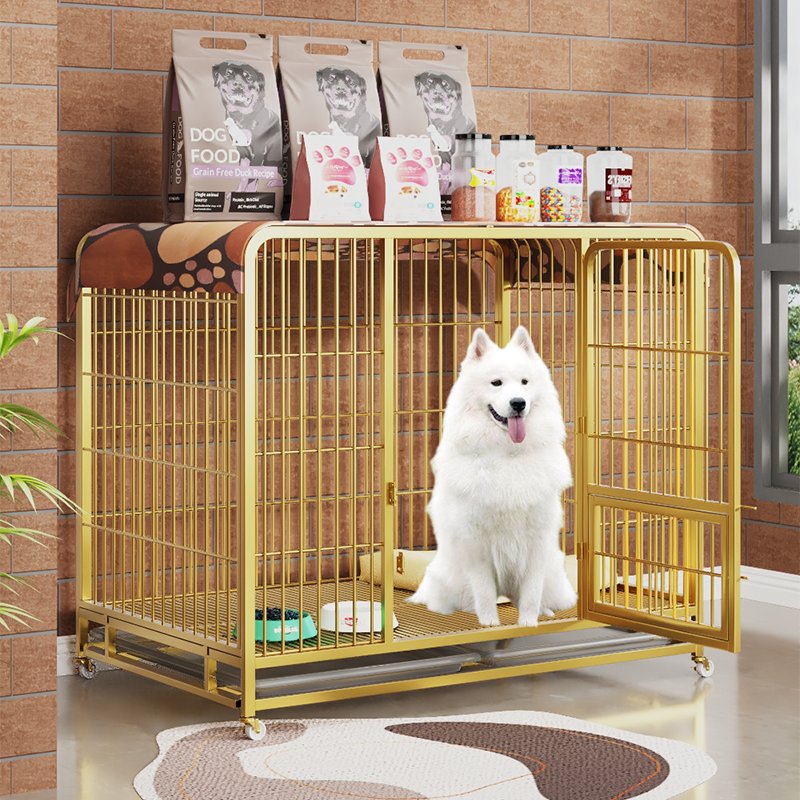 狗笼子中型小型犬大型室内带厕所一体柴犬柯基狗窝狗狗围栏宠物笼