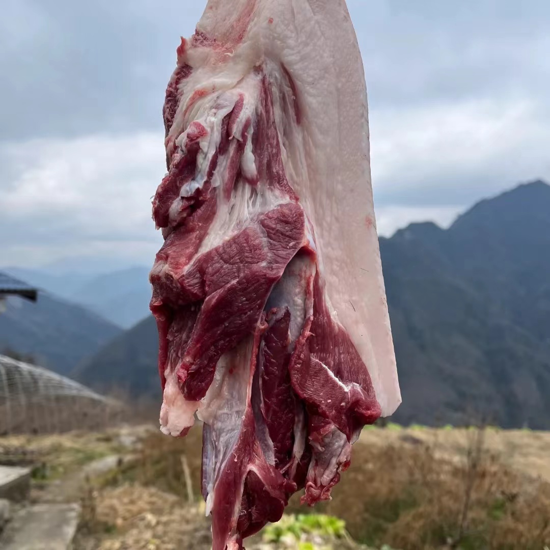 农村熟食喂养土猪肉【前腿肉】