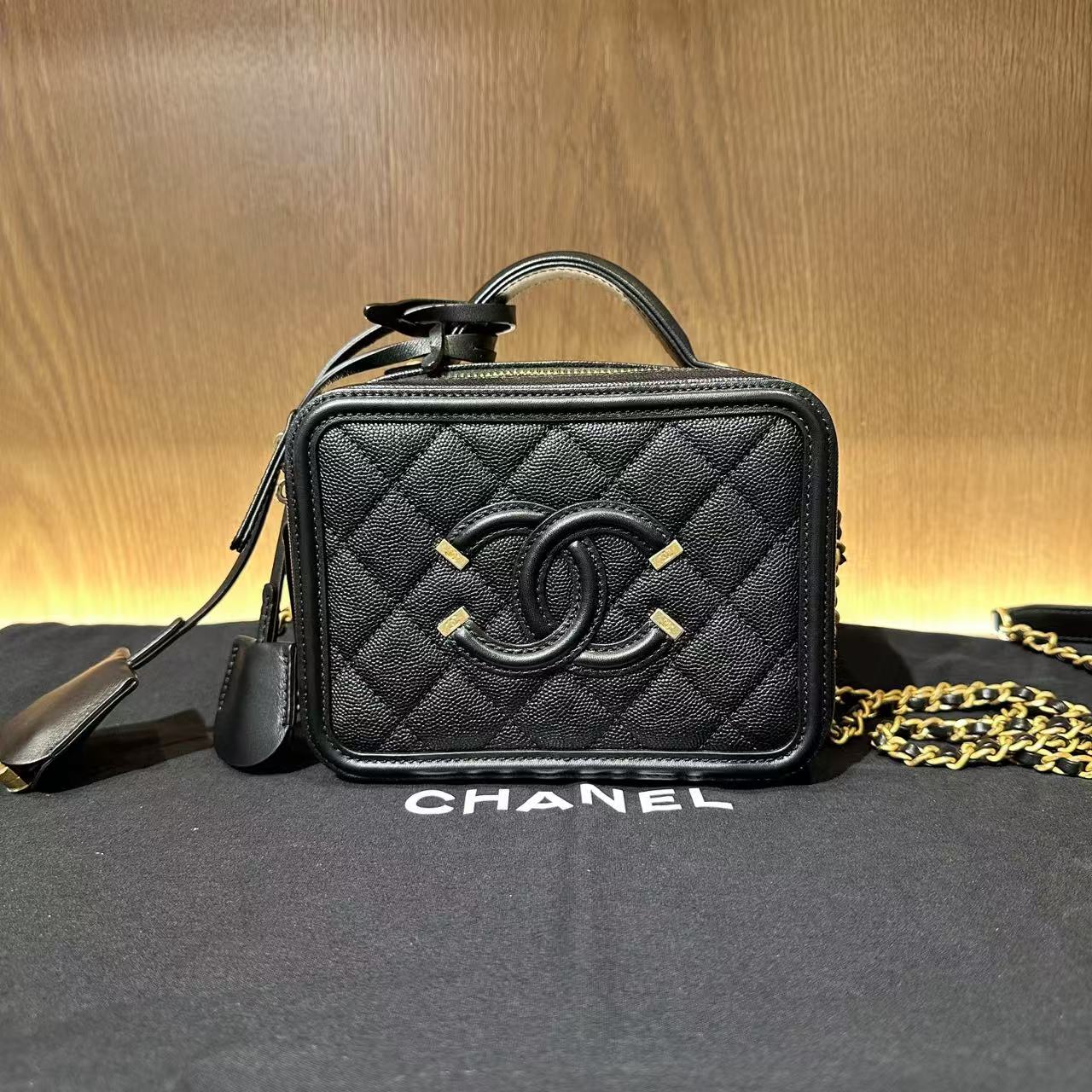 99新 Chanel/香奈儿 飞小雨Fisoy/ 黑色相机包