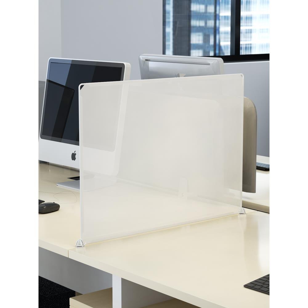 办公桌面挡板防飞沫桌子隔板遮阳屏风学生课桌考试移动板隔断挡片