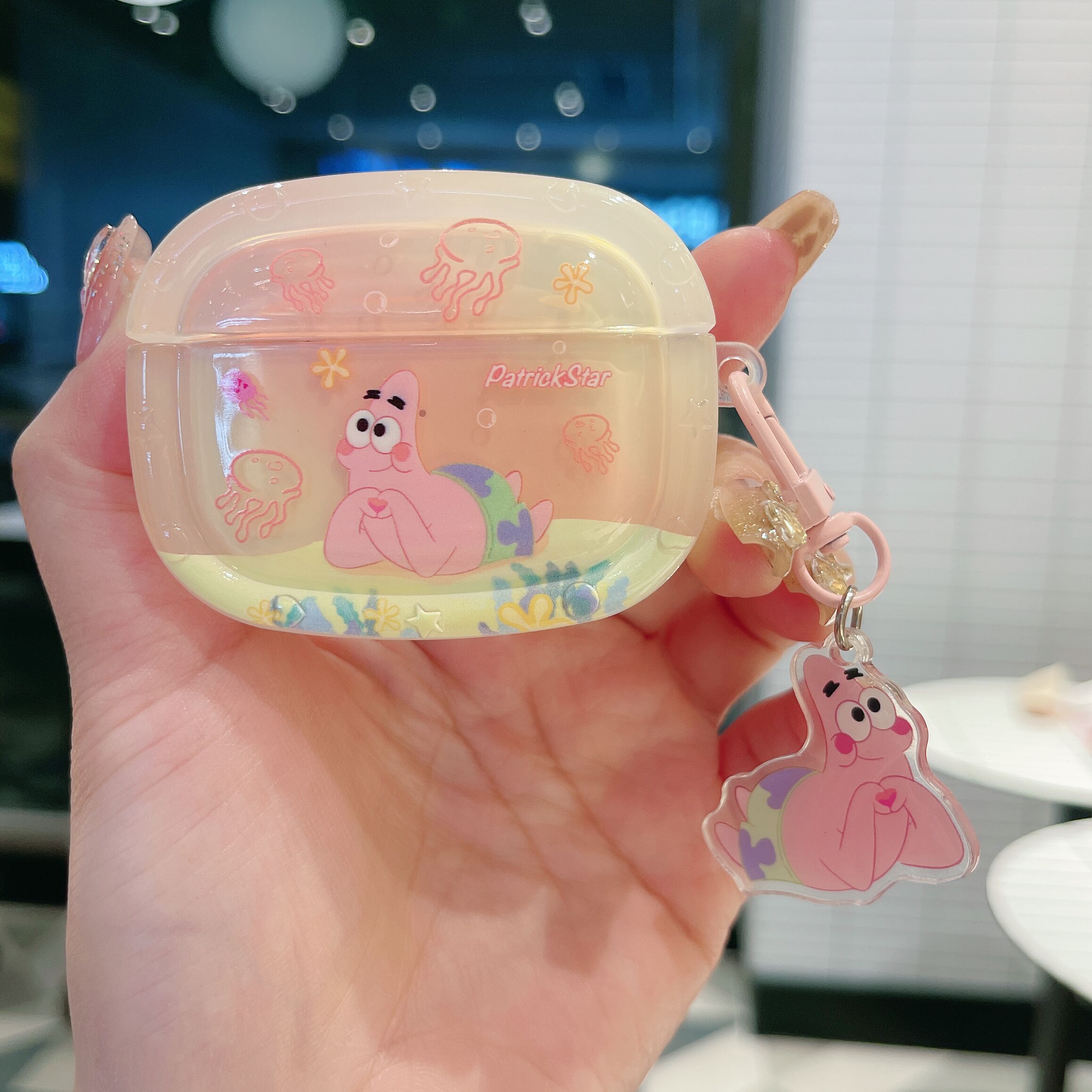 适用airpodspro2代海绵宝宝保护套苹果耳机airpods3代保护壳2代