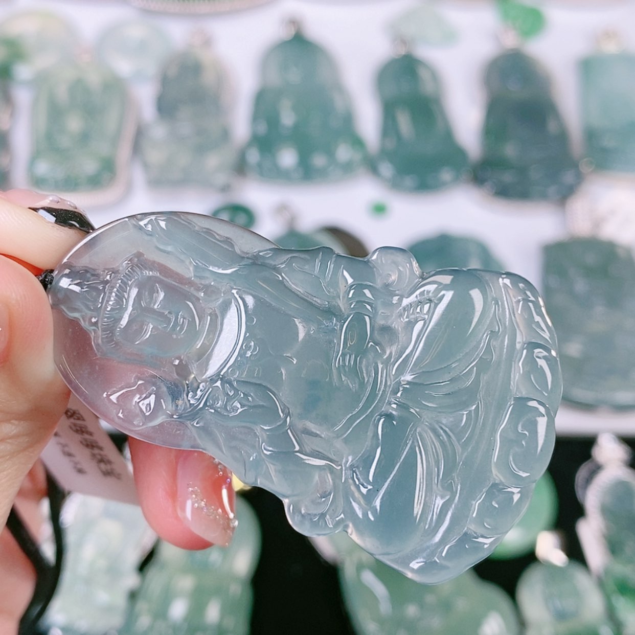 【闪购商品】翡翠颈饰18K金镶嵌