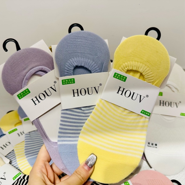 （闺蜜穿搭小店）女装船袜防滑浅口棉质 颜色和款号都是随机发