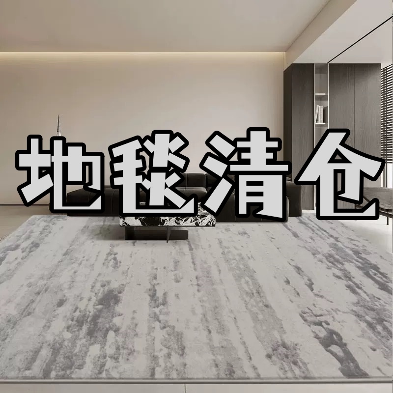 【孤品清仓】001-100仿羊绒圈绒客厅大地毯（现货直发）