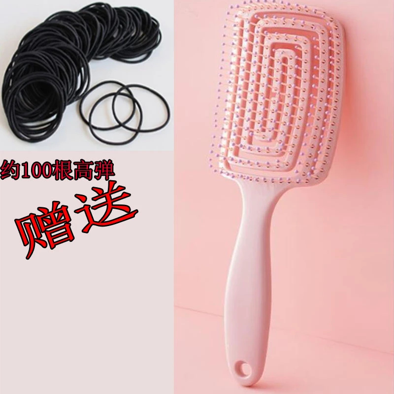 蓬松高颅顶梳子头发神器女士造型排骨梳➕赠送100根高弹