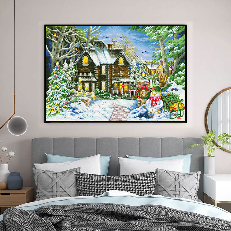 满钻 春夏秋冬钻石画手工diy2021客厅卧室