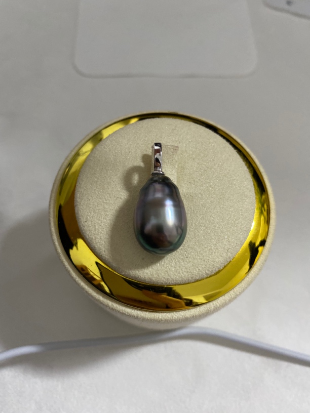 12×19毫米大溪地水滴吊坠