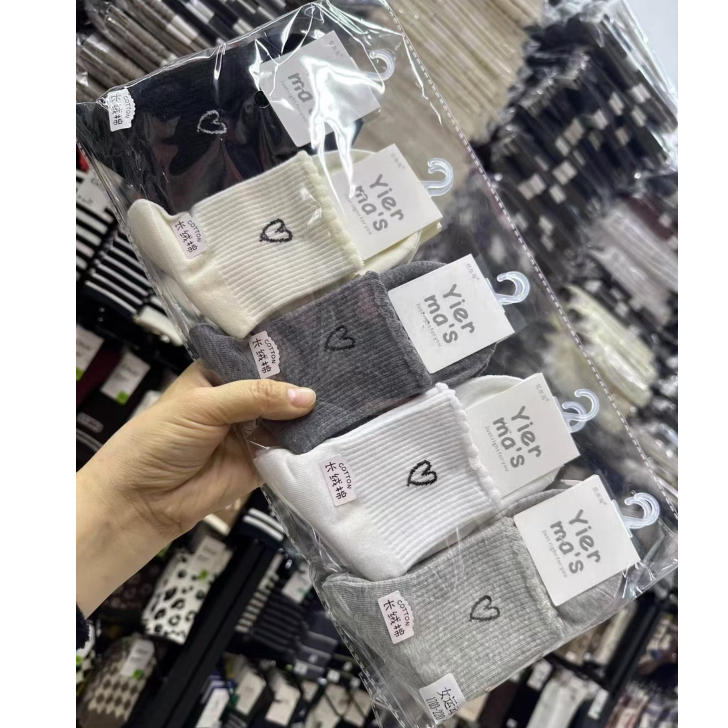  『  粉丝福利袜子 』舒适百搭休闲撞色时尚复古袜子00012