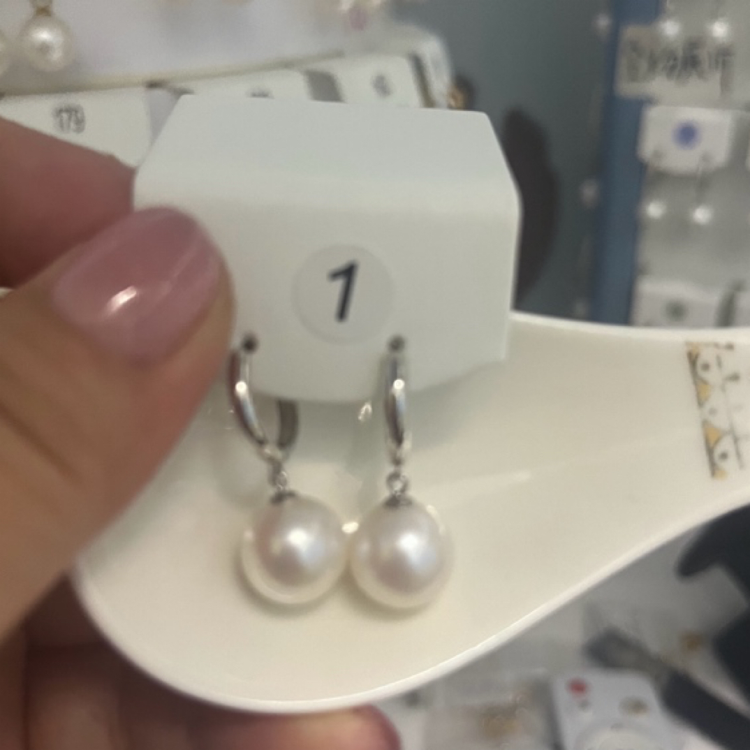 ［瑞铂尔推荐］简单大气珍珠耳圈