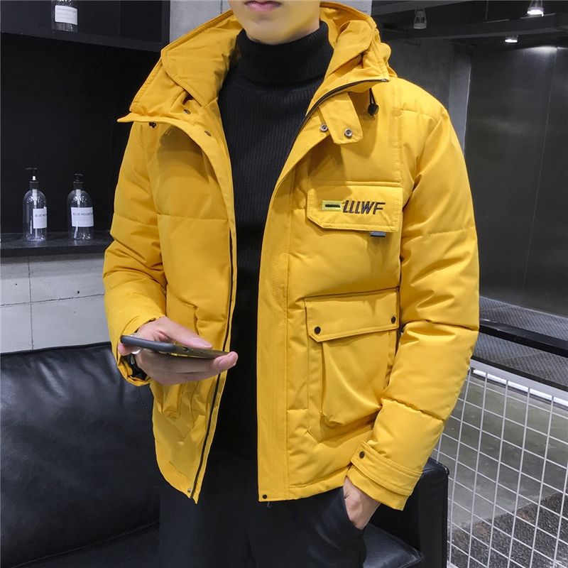 羽绒服冬季外套男潮工装羽绒服男士羽绒服加厚潮流韩版帅气服