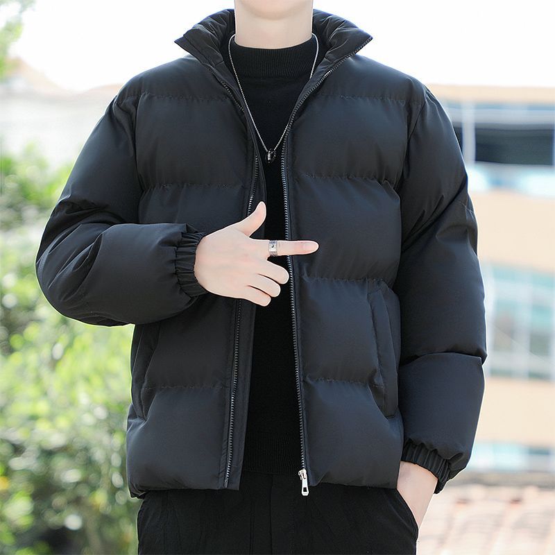 羽绒服羽绒服外套男士秋冬季新款潮牌立领羽绒服加厚保暖情服