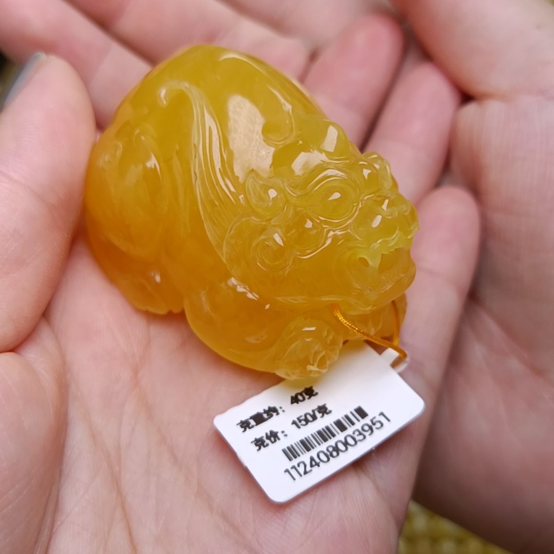 蜜蜡吊坠(不含链)未镶嵌大貔貅