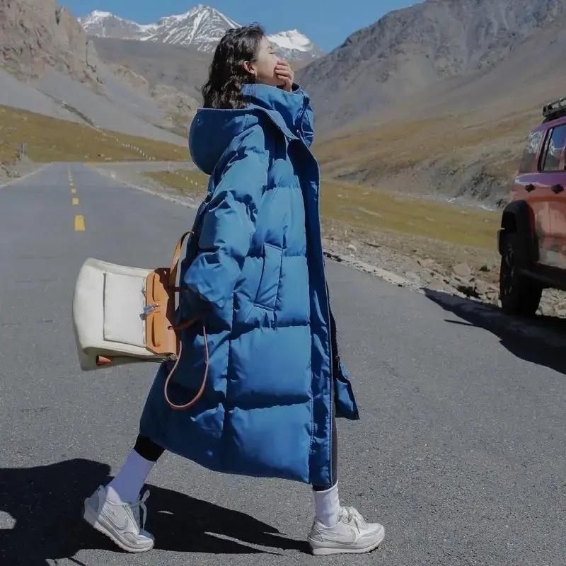 断码清仓羽绒服双11特卖长款加厚羽绒衣女2023冬季新