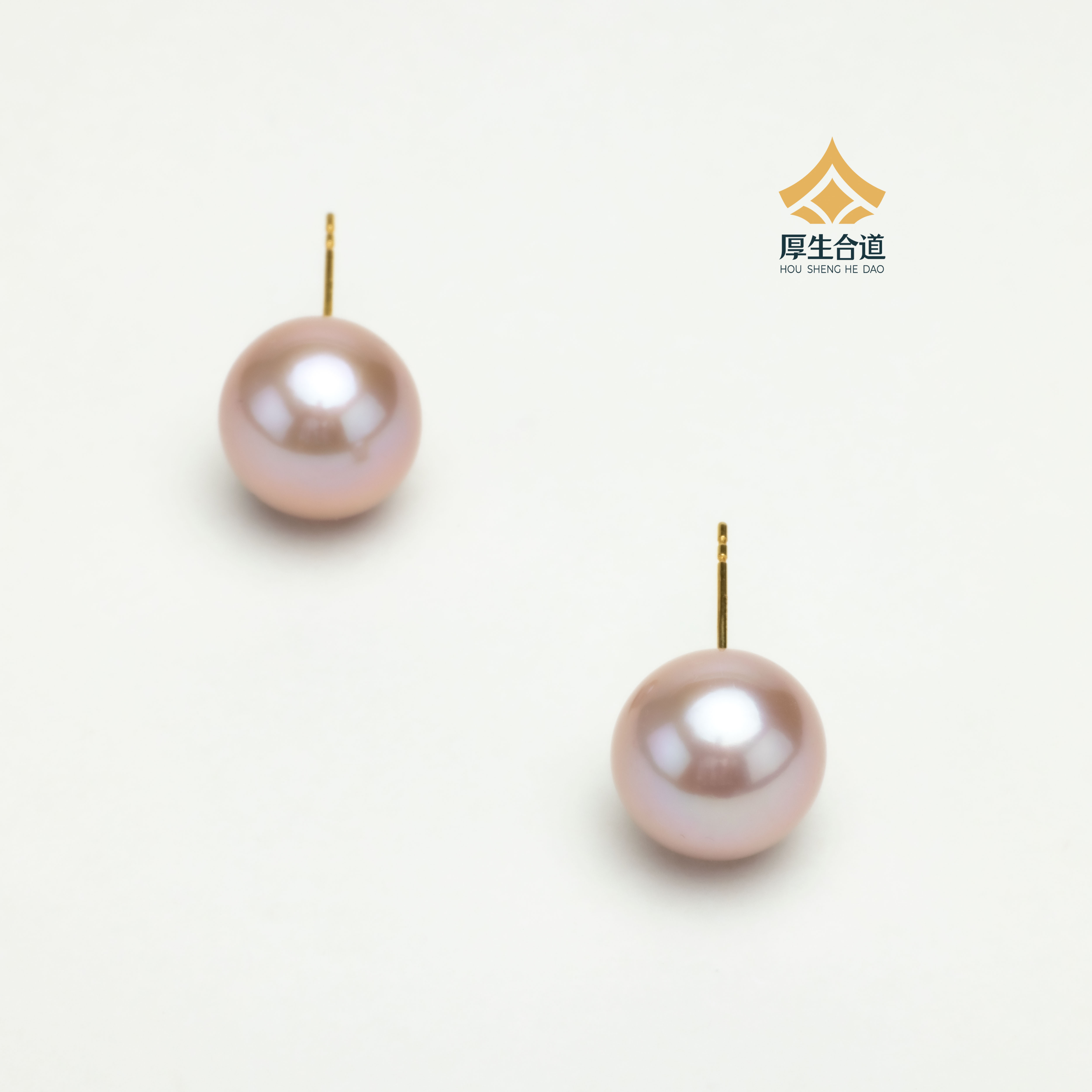 诗的梦境天然淡水爱迪生紫珠大点位耳饰13.5mm气质（多样性发其一）