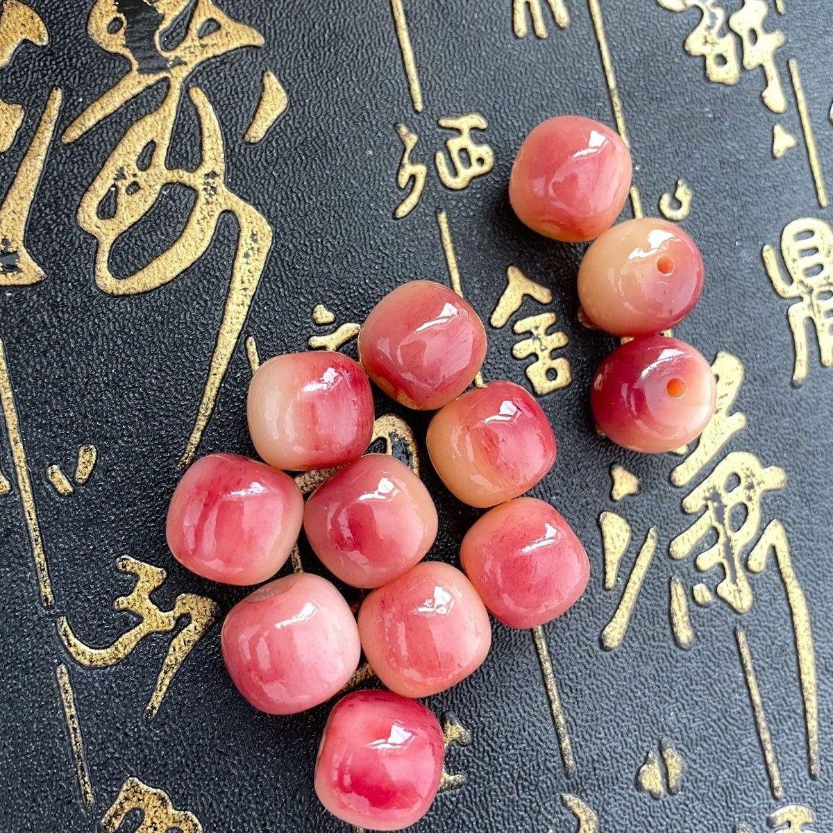 精美骆驼骨满血老型桶珠单珠顶珠散珠文玩佛珠DIY饰品隔片配件