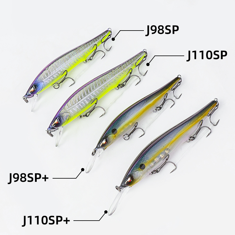 teamark J110SP+  长舌板悬停米诺 抽停饵 jerkbait 路亚饵  硬饵