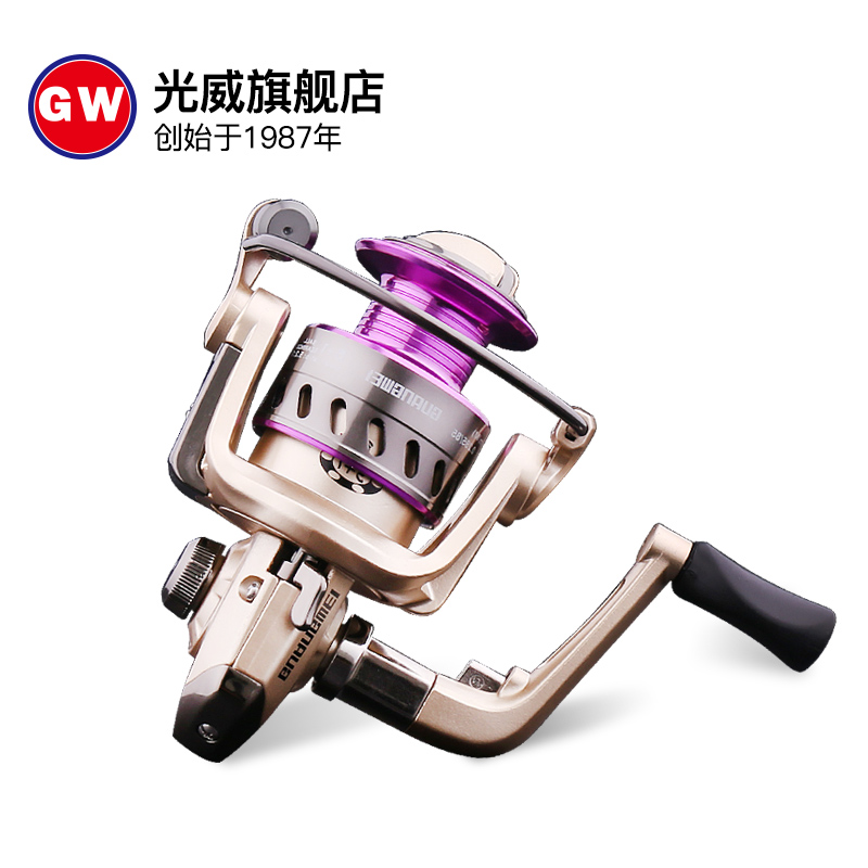 光威金帆纺车轮5+1轴承渔线轮左右手互换超轻远投轮钓鱼用具
