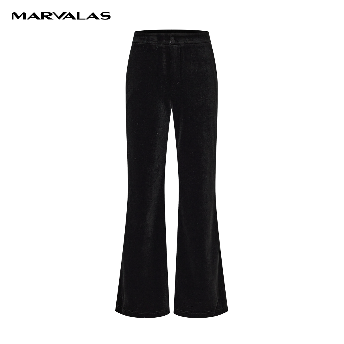 【芊芊专属】M131092曼德诗丝绒2022新款秋冬金丝绒高腰阔腿裤