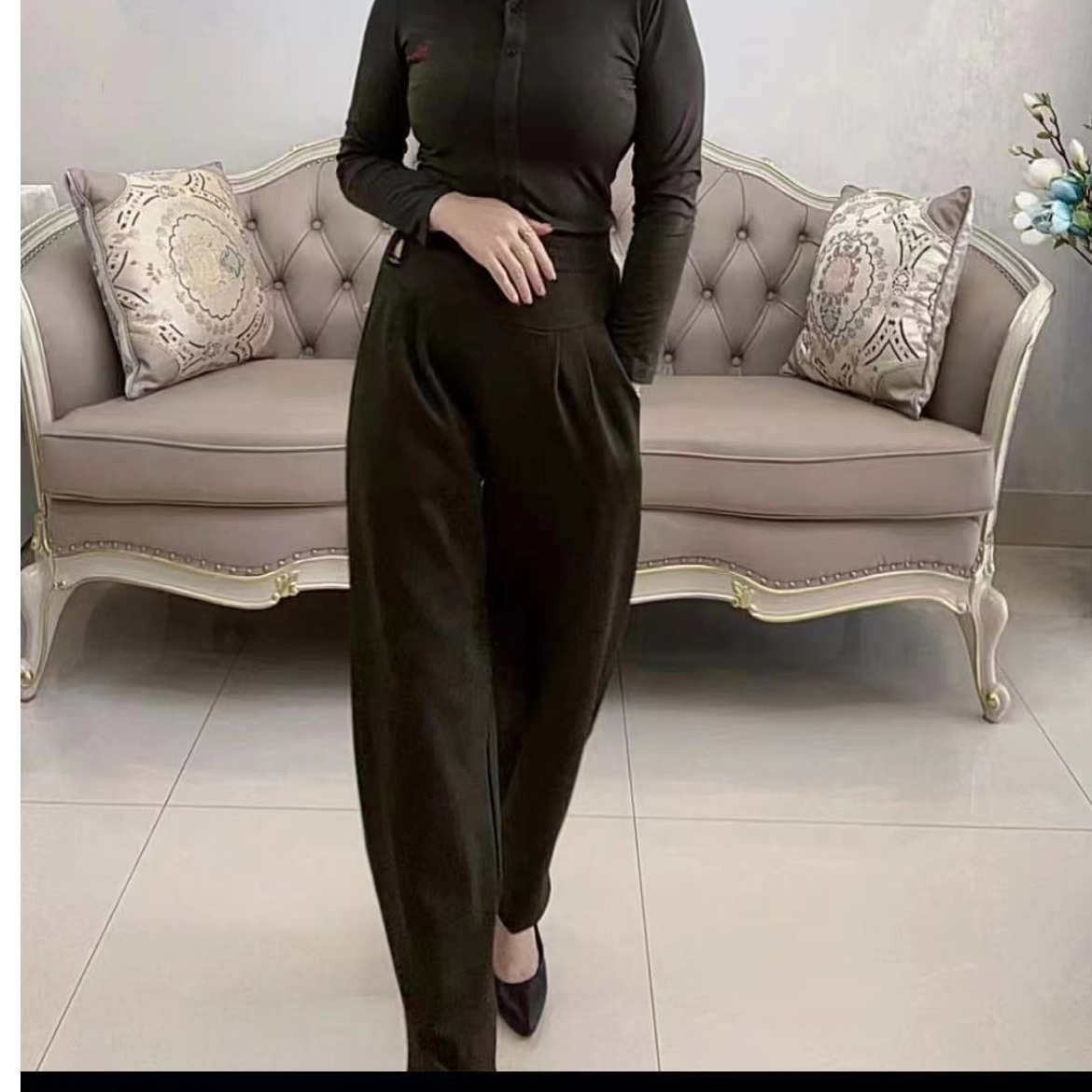 七海舞服三步踩女式广场舞时尚舒适裤