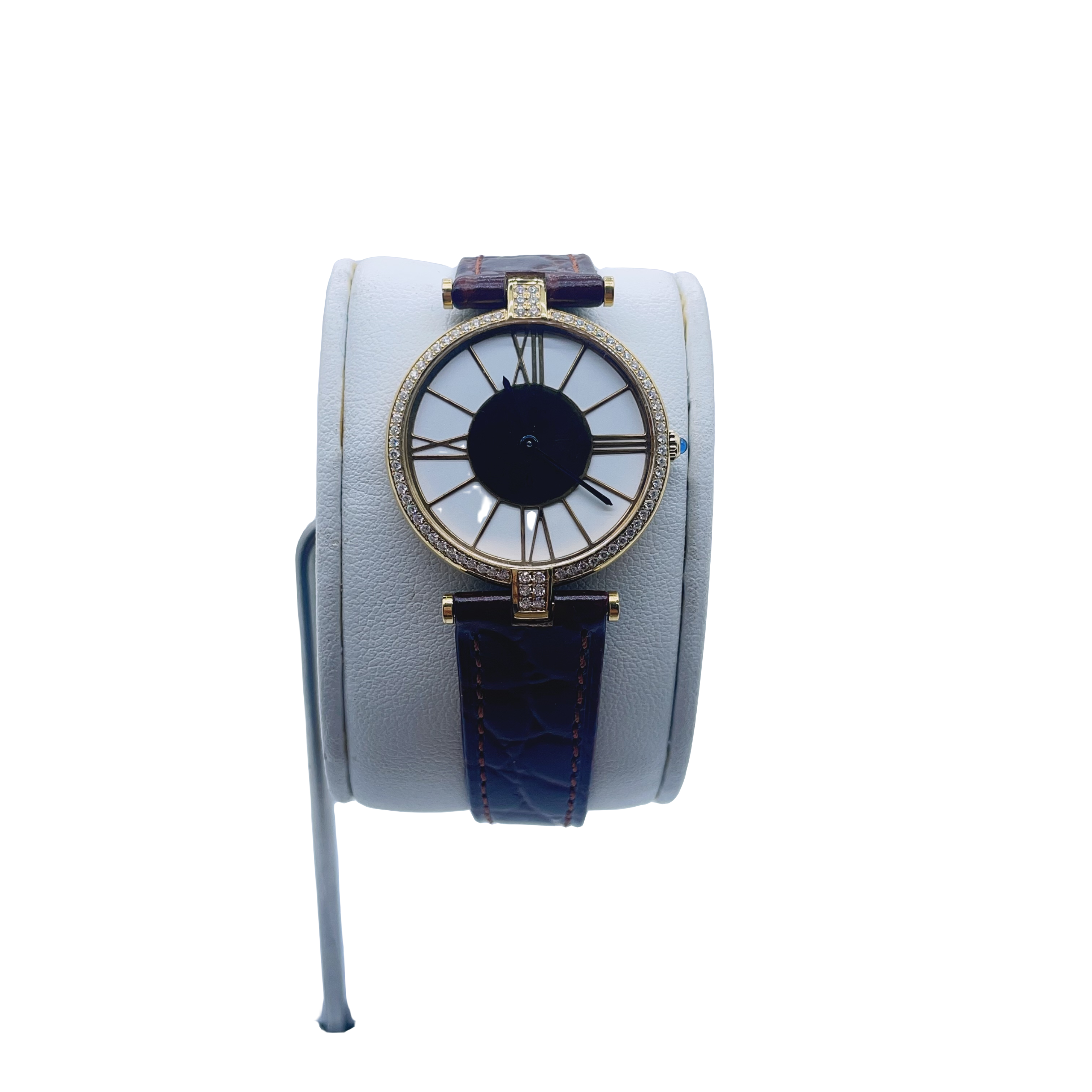 95新 Cartier/卡地亚 07213/A女士石英腕表/30盘/带扣后配/后钻