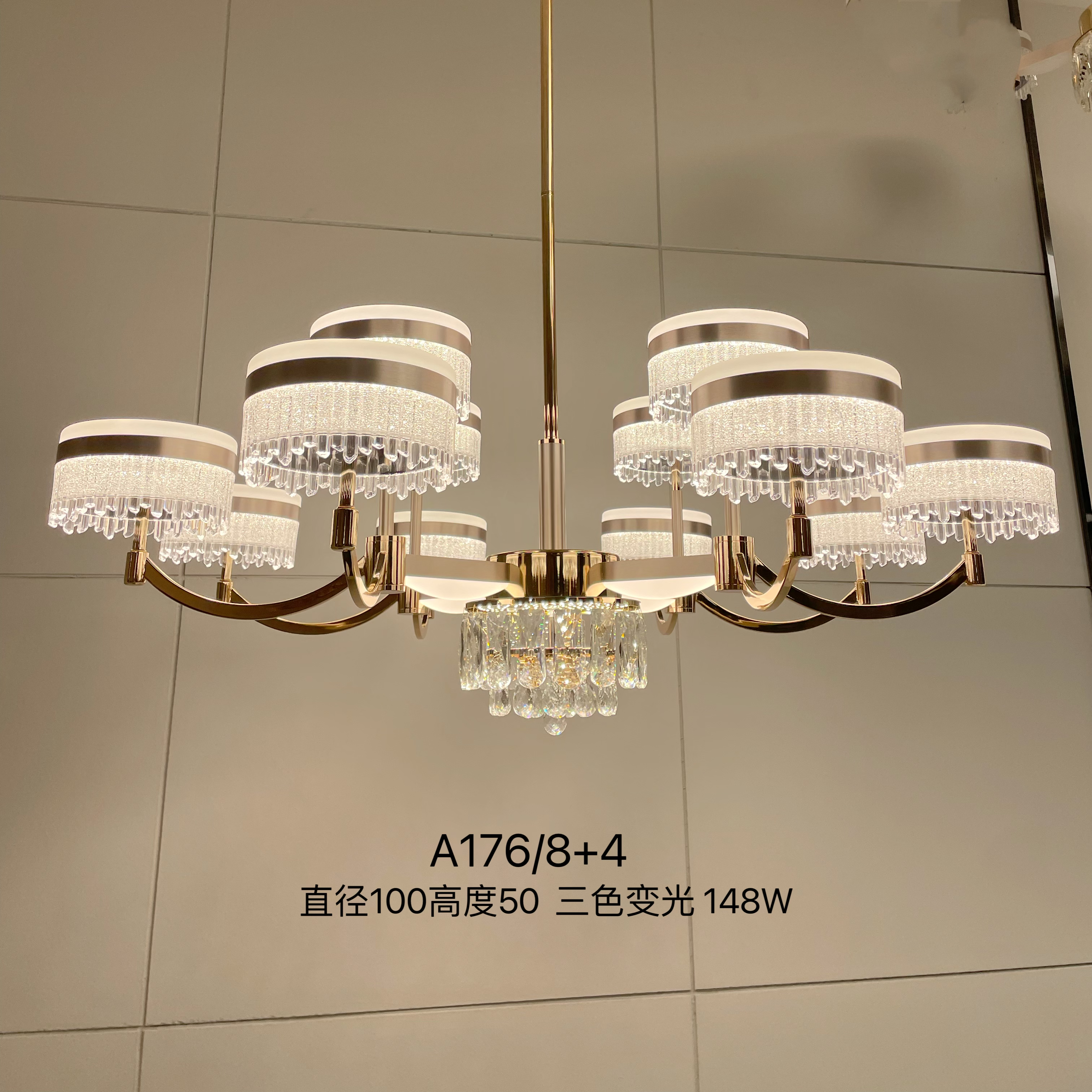 轻奢时尚简约意式客厅餐厅吊灯美式家用创意大气北欧客厅灯主灯