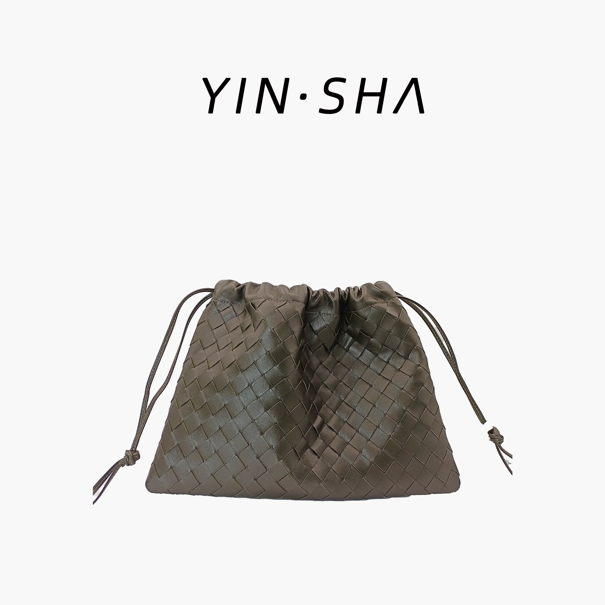 [YIN SHA]轻奢时尚女士斜跨单肩真皮百搭简约小众单肩包D081-D100