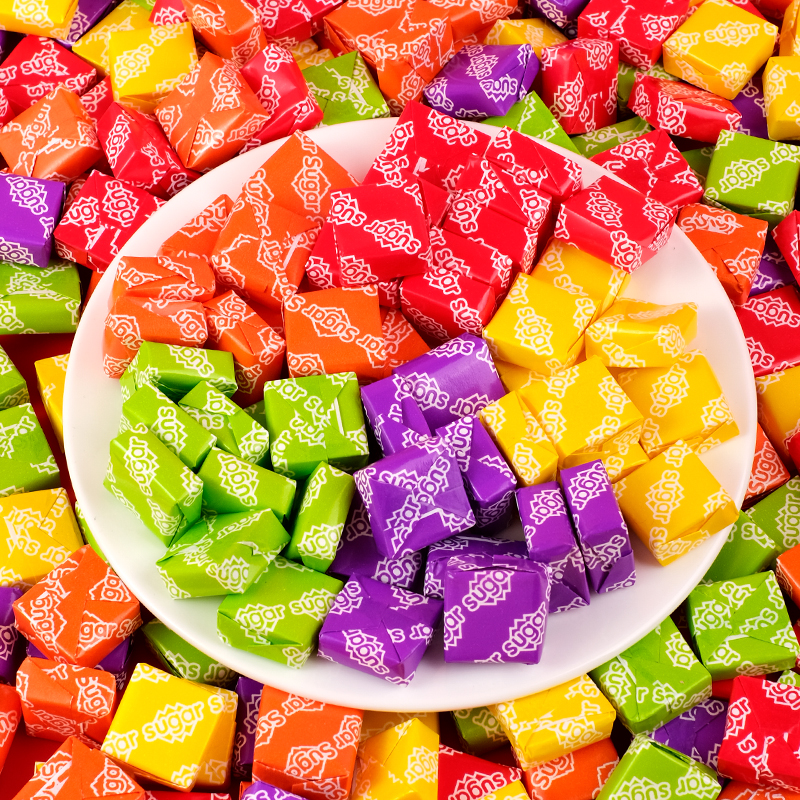 瑞士糖混合水果味软糖散装喜糖婚糖什锦糖过新年货糖果休闲小零食