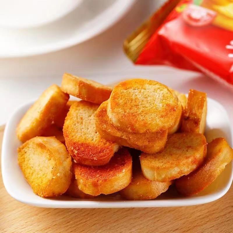 美核家烤馍丁袋装网红解馋小零食烤馍片蚬