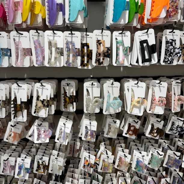 网红爆款醋酸材料可爱卡通发夹发饰毛绒发饰自选链接