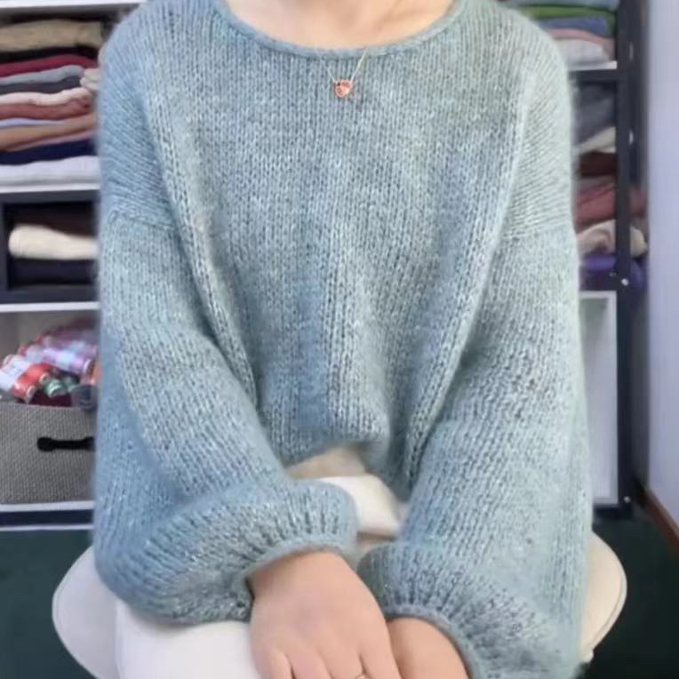 金葱蓝眼泪马海毛纯毛一团一两