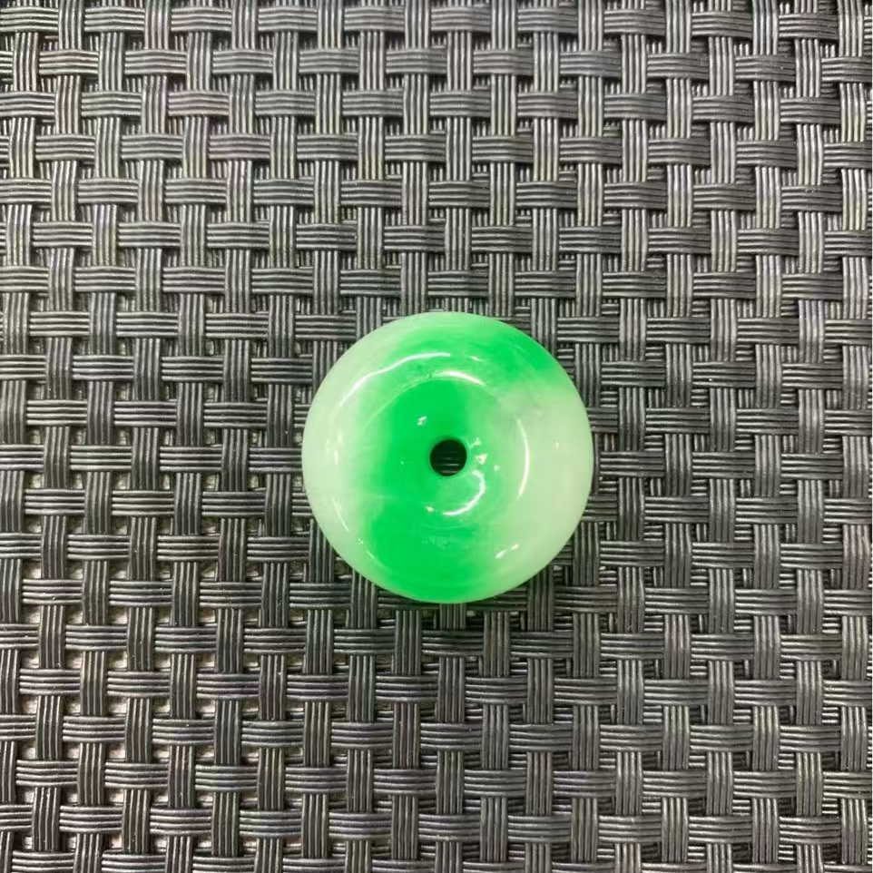 翡翠厚装平安扣一个-20054