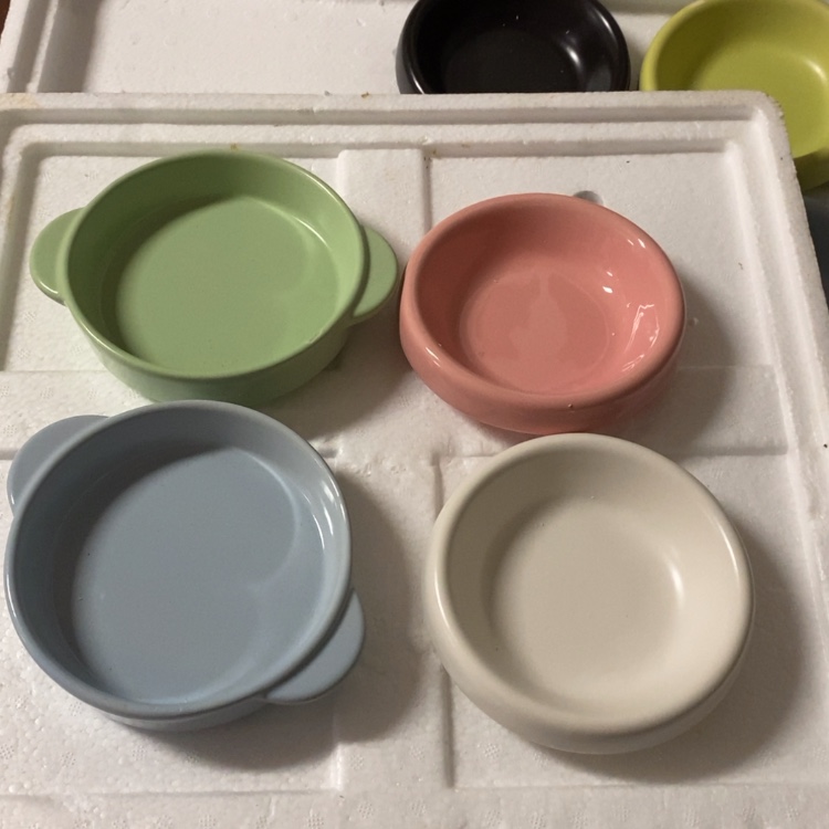 【闪购商品】陶瓷碟瑕疵款图片色4个