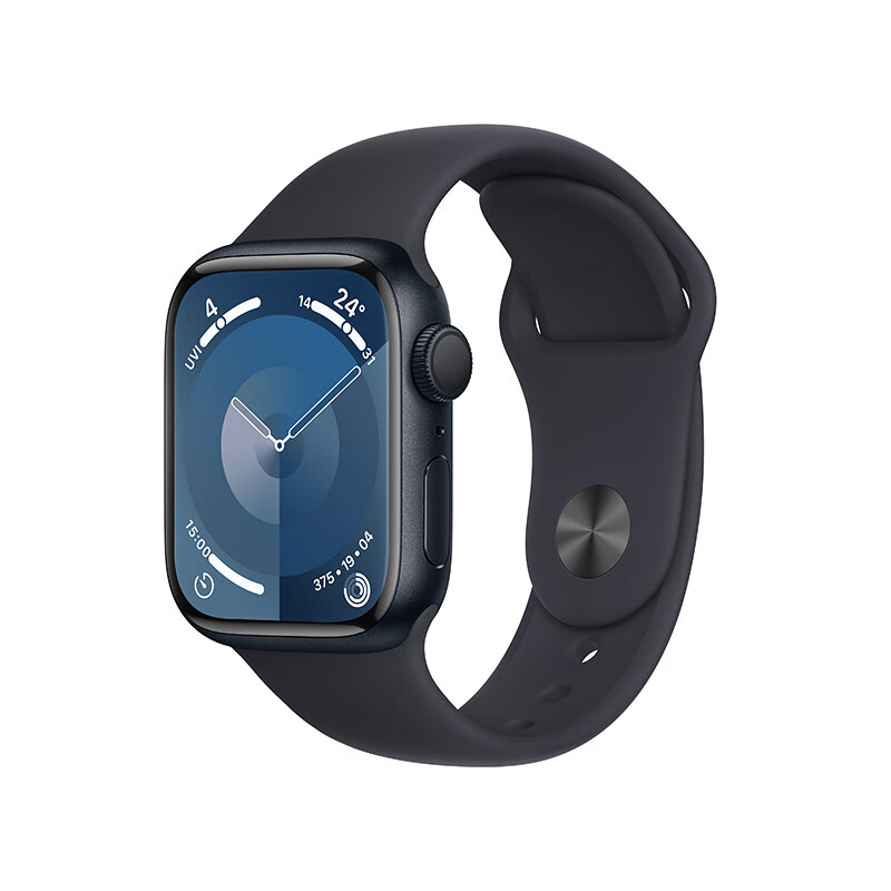 Apple Watch Series 9 智能手表GPS款 铝金属表壳 午夜色