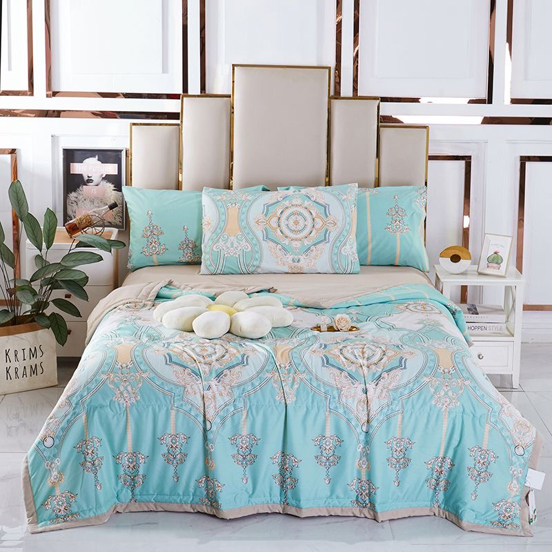 夏凉被空调被柔软透气薄款亲肤可机洗