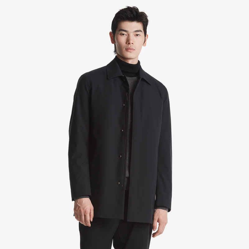 劲霸男装中长版茄克|HRET3111外套