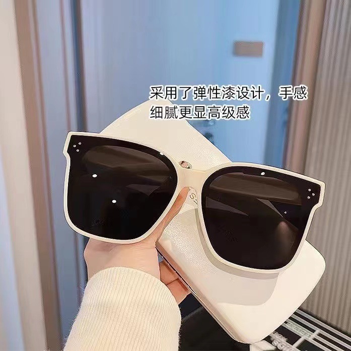 套镜近视框墨镜开车防紫外线日落粉显瘦大框太阳镜偏光时尚偏光