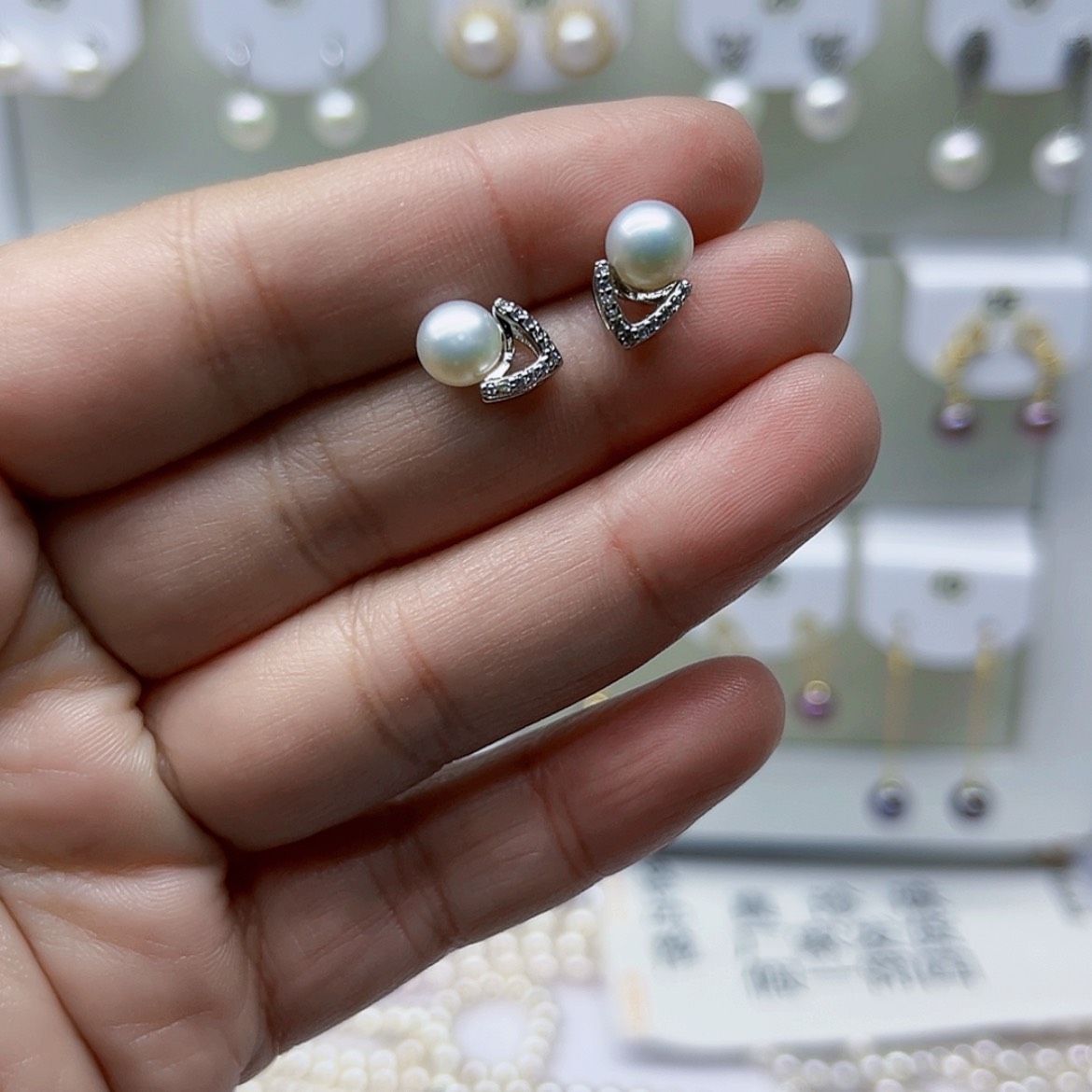 【闪购商品】馒头珠耳钉