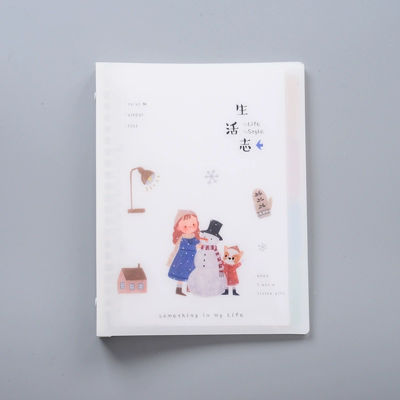 优凡A5活页笔记本送索引页活页夹日记事笔记本小清新学生作业本