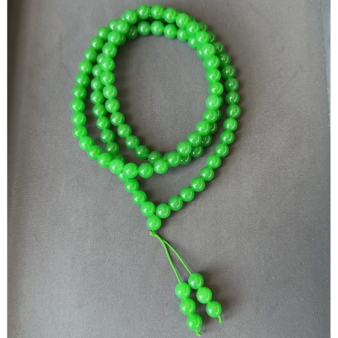 A48翡翠108项链8mm