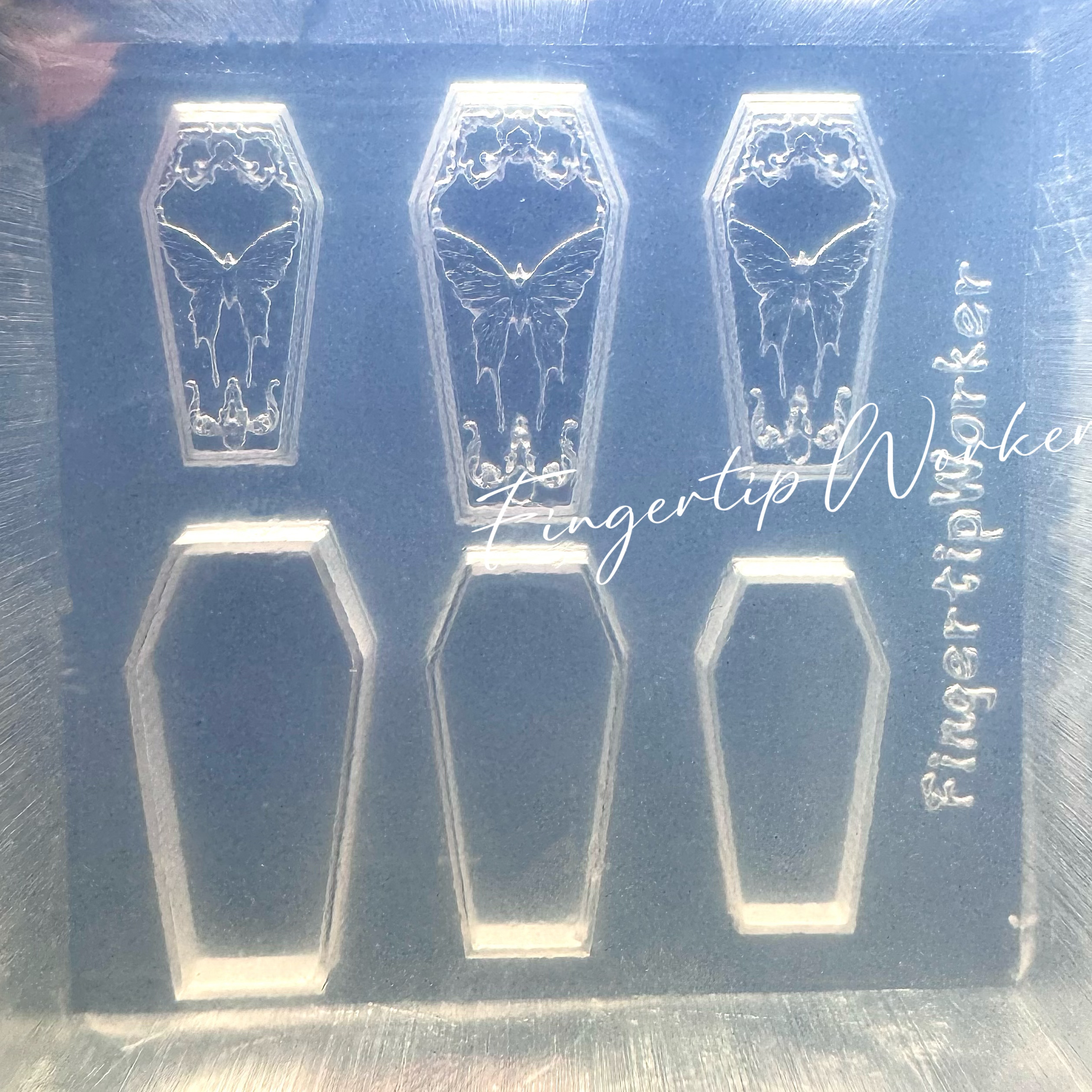 FingertipWorker联名毛毛｜超精致实用小众蝴蝶盒子模具（立体）