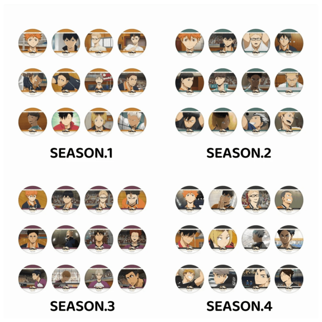 【排球少年】小排球十周年场面写吧唧徽章（默认代拆）