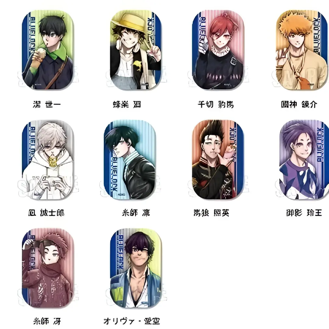 【蓝色监狱】蓝色监狱 Bellhouse 原画私服ver. 方形盲盒吧唧（代拆）