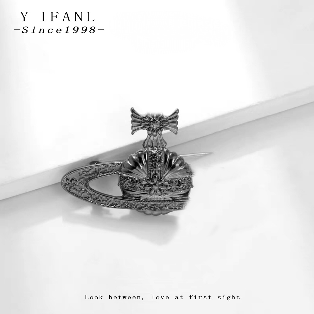 铜合金胸针 2116经典土星胸针