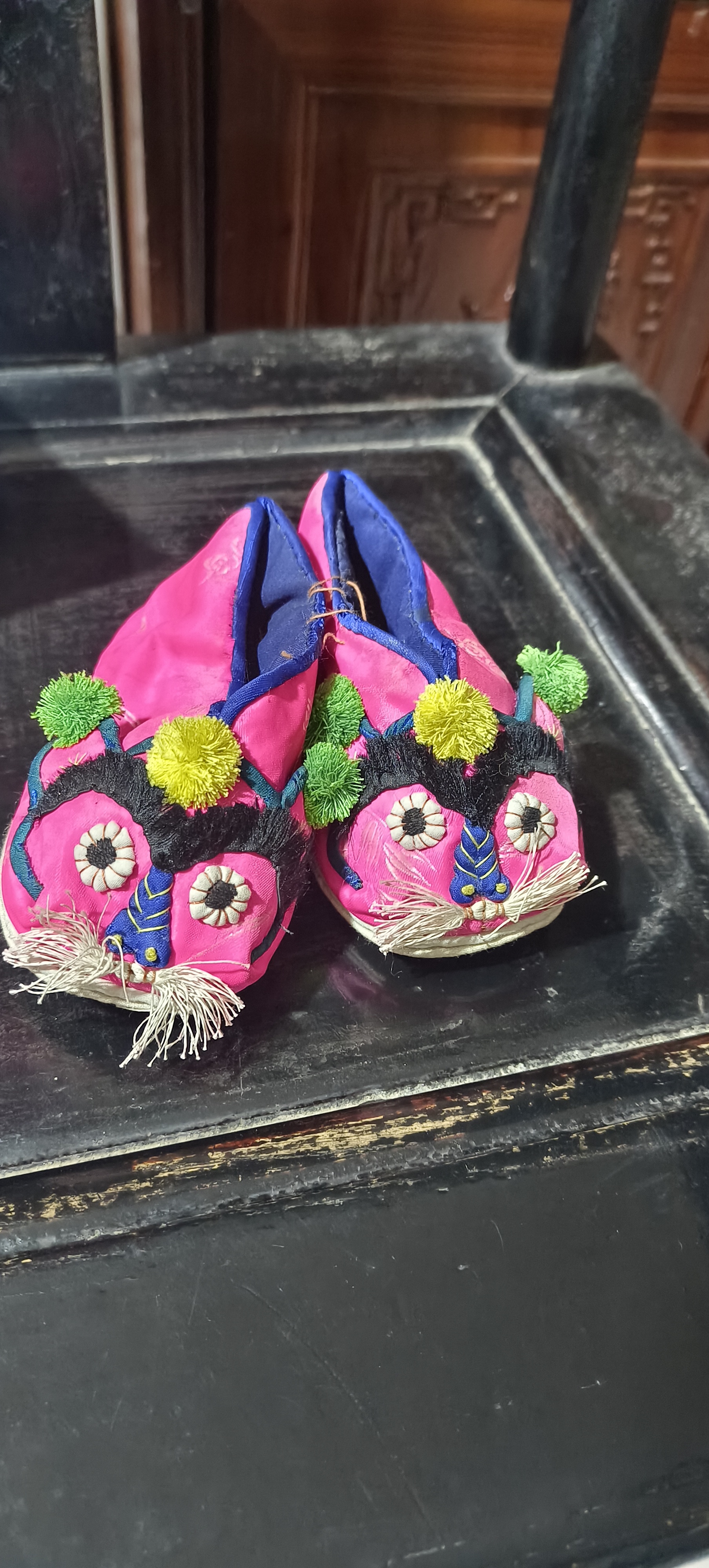 小宝贝的虎头棉鞋，手工制作