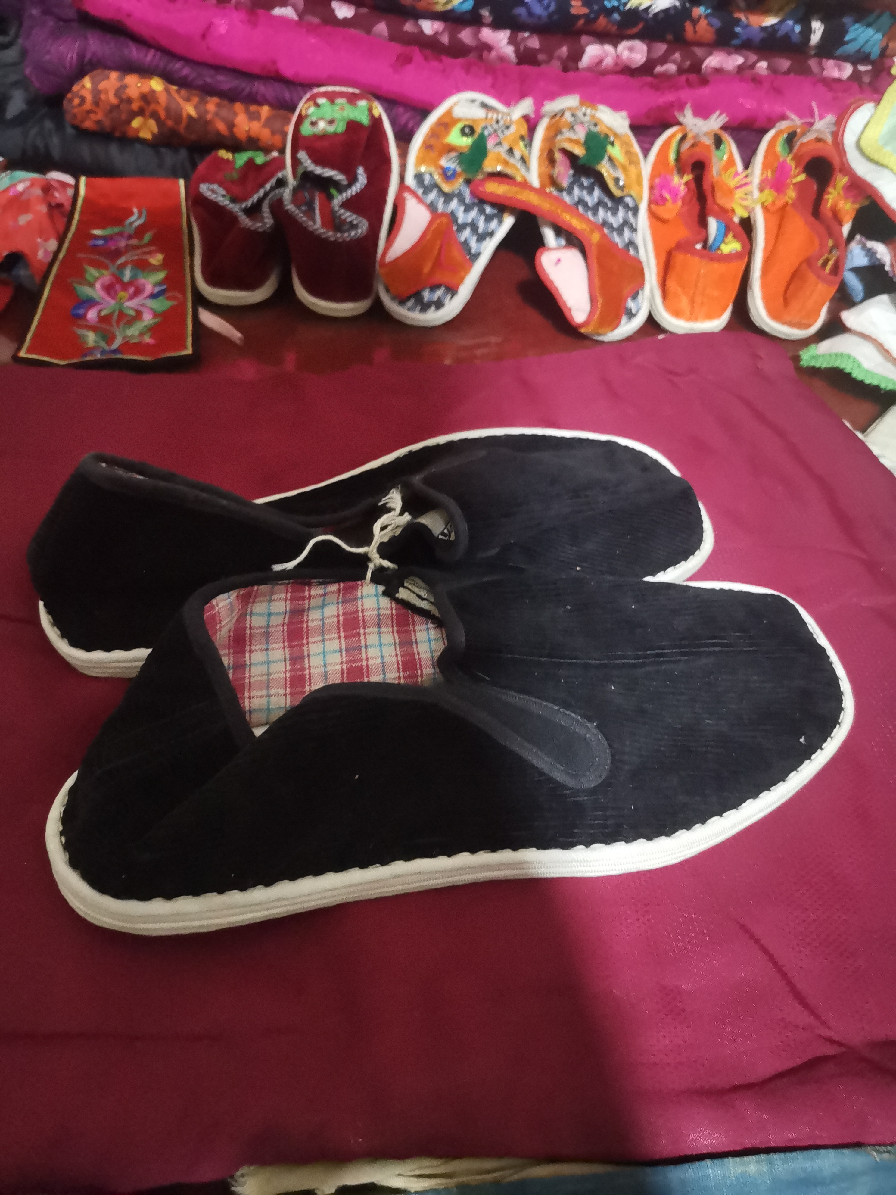 纯手工千层底布鞋